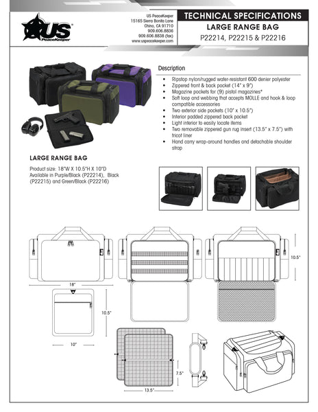 Large Range Bag – US PeaceKeeper