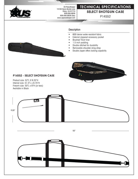 Select Shotgun Case – US PeaceKeeper